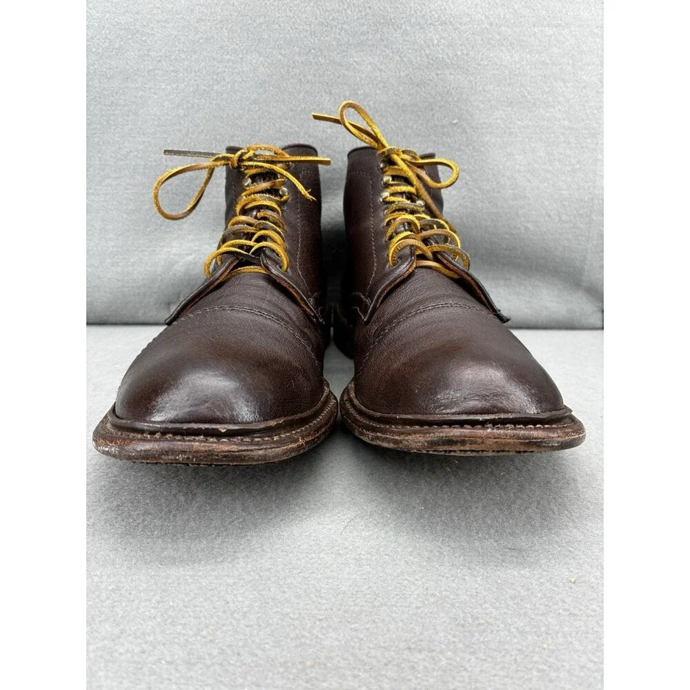 Frye Jack Lace Up 87893 Mens Brown Leather Casual Dress Boots Mens Size 11.5 D